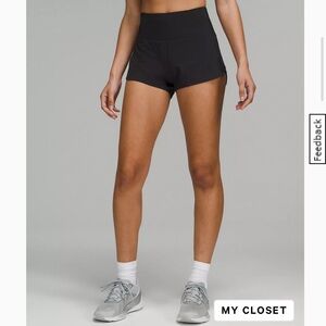 •LULULEMON Speed Up High-Rise Lined Short 2.5"•